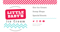 Desktop Screenshot of littlebabysicecream.com